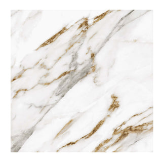 Porcelænsflise til inde/ude, Fiore Orochiaro White 6161, 60 × 60 cm, mat, rektificeret, marmorlook