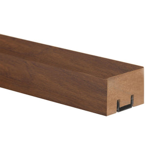 Dekorativt lamelpanel med monteringsprofil, MDF, Set RMDF3328-376, 2800 × 33 × 19 mm