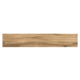 Porcelænsflise til inde/ude, Rotten Beige, 20 × 120 cm, mat, retificeret, trælook