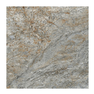 Porcelænsflise til inde/ude, Vulcano Grey, 60 × 60 cm, mat, rektificeret, stenlook