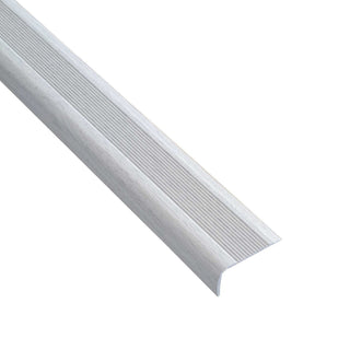 Fliseprofil i aluminium til trin, PM660607-N, 40 x 25 mm, 1.2 m