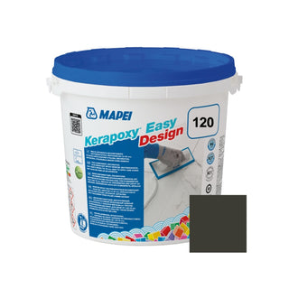 Epoxy-fugemasse Mapei Kerapoxy Easy Design, indendørs / udendørs, 120 black / sort, 3 kg