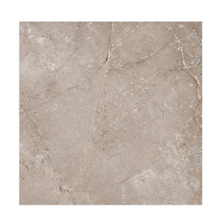 Porcelænsflise til inde/ude, Ocean Gris, 60 × 60 cm, halvblank, rektificeret, cementlook