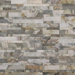 Selvklæbende vægflise i natursten, Modulo Natimur Flex Desert, Indendørs, Grålig beige