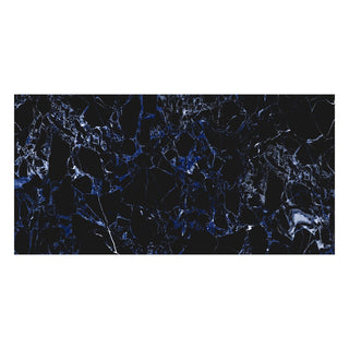 Porcelænsflise til inde/ude, Reflex Aqua, 60 × 120 cm, blank, rektificeret, marmorlook