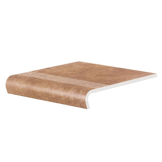 Trappeflise i porcelænsstentøj, V-Shape Cottage Curry 0699, 30 × 32 cm, mat
