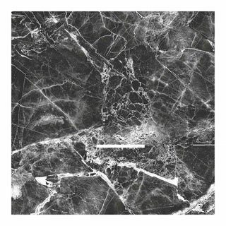 Porcelænsflise til inde/ude, Galaxy Black, 60 × 60 cm, blank, rektificeret, marmorlook