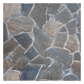 Porcelænsflise til inde/ude, Cesarom 6046-0533 Realstone, 45 × 45 cm, mat, stenlook