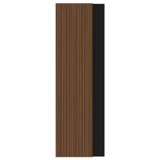 Venstre afslutningsprofil til lamelpaneler, hård polymer, Power Ray AM1302-Phoebe, 2700 × 64 × 12 mm