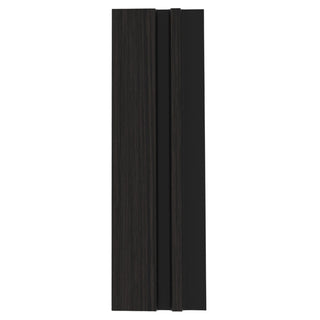 Venstre afslutningsprofil til lamelpaneler, hård polymer, Power Ray AM1303-Arbor, 2700 × 64 × 12 mm