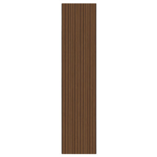 Højre afslutningsprofil til lamelpaneler, hård polymer, Power Ray AM1302-Phoebe, 2700 × 47 × 12 mm