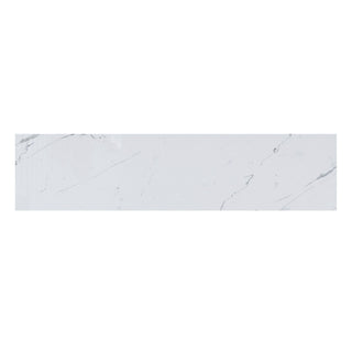 Trin i marmor, Calacatta, 120 × 33 × 1,8 cm