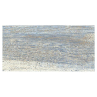 Porcelænsflise til inde/ude, Atlantic Azul, 30 × 60 cm, mat, trælook