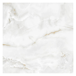 Porcelænsflise til inde/ude, Eternal Matt White, 60 × 60 cm, mat, marmorlook
