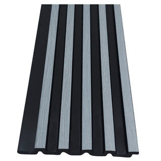 Dekorativt lamelpanel, hård polymer, Wood Class RS900, 2700 × 126,5 × 12 mm