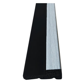Venstre afslutningsprofil til lamelpaneler, hård polymer, Wood Class RS900, 2700 × 30,5 × 12 mm