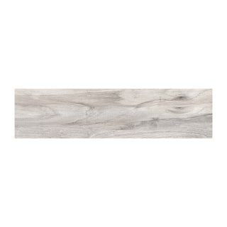 Porcelænsflise til inde/ude, Cesarom 6463-0052 Cenere, 15 × 60 cm, mat, rektificeret, trælook