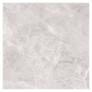Porcelænsflise til inde/ude, Rush White, 59,7 × 59,7 cm, mat, rektificeret, marmorlook