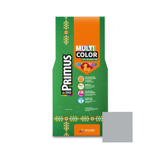 Fugemasse til fliser og klinker Primus Multicolor, B64 røget grå, indendørs / udendørs, 2 kg