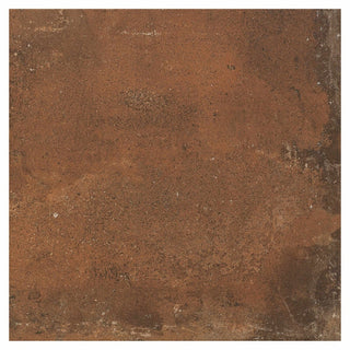 Porcelænsflise til inde/ude, Piatto Red, 30 × 30 cm, mat, stenlook