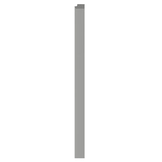 Højreprofil til lamelpaneler, ekstruderet polystyren, Vox Linerio M-Line, 2650 × 26 × 12 mm
