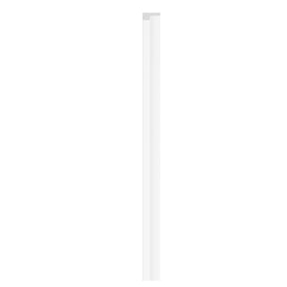 Venstre afslutningsprofil til lamelpaneler, ekstruderet polystyren, Vox Linerio S-Line, 2650 × 28 × 12 mm