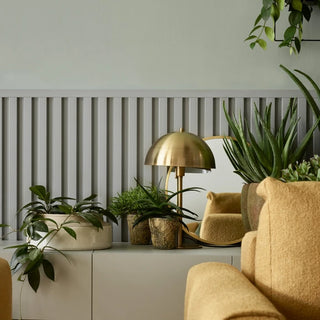 Dekorativt lamelpanel, ekstruderet polystyren, Vox Linerio L-Line, 2650 × 122 × 21 mm