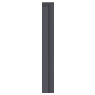 Venstreprofil til lamelpaneler, ekstruderet polystyren, Vox Linerio L-Line, 2650 × 61 × 21 mm