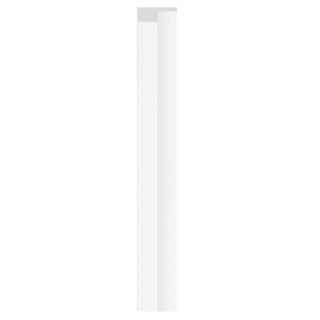 Venstreprofil til lamelpaneler, ekstruderet polystyren, Vox Linerio L-Line, 2650 × 61 × 21 mm