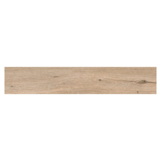 Porcelænsflise til inde/ude, Lamer Wood Sand, 20 × 120 cm, mat, rektificeret, trælook