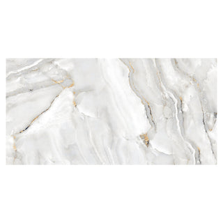 Porcelænsflise til inde/ude, Noble Stone, 80 × 160 cm, blank, rektificeret, marmorlook