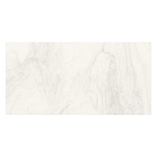 Porcelænsflise til inde/ude, Arena White, 30 × 60 cm, mat, marmorlook