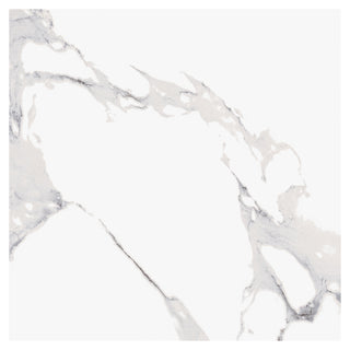 Porcelænsflise til inde/ude, Carrara Matt, 60 × 60 cm, mat, rektificeret, marmorlook