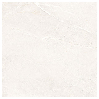 Porcelænsflise til inde/ude, Gran Venice White, 60 × 60 cm, mat, rektificeret, marmorlook