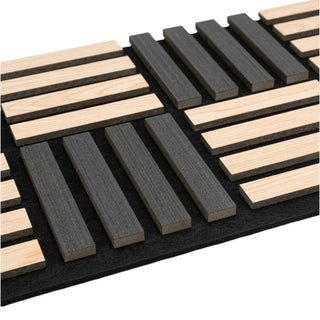 Dekorativt akustikpanel, MDF + filt, Naimeed D6771, 600 × 400 × 21 mm