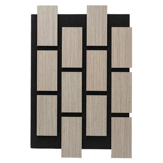 Dekorativt akustikpanel, MDF + filt, Naimeed D6776, 600 × 400 × 21 mm