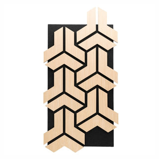 Dekorativt akustikpanel, MDF + filt, Naimeed D6759, 900 × 450 × 18 mm