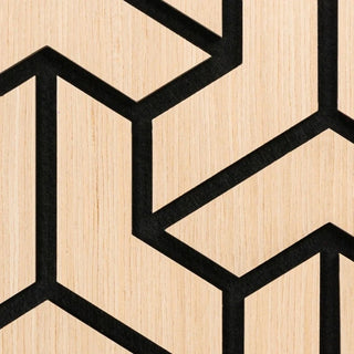 Dekorativt akustikpanel, MDF + filt, Naimeed D6759, 900 × 450 × 18 mm