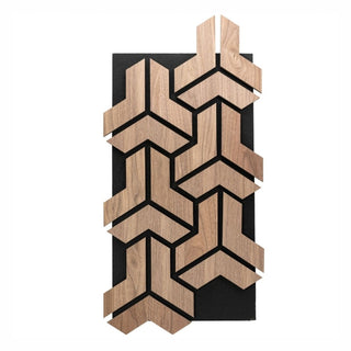 Dekorativt akustikpanel, MDF + filt, Naimeed D6760, 900 × 450 × 18 mm