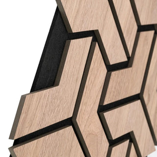 Dekorativt akustikpanel, MDF + filt, Naimeed D6760, 900 × 450 × 18 mm