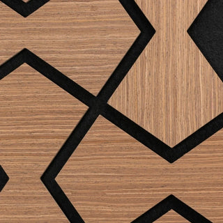Dekorativt akustikpanel, MDF + filt, Naimeed D6753, 850 × 480 × 18 mm