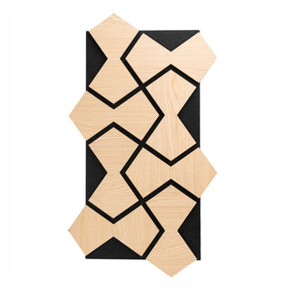 Dekorativt akustikpanel, MDF + filt, Naimeed D6754, 850 × 480 × 18 mm