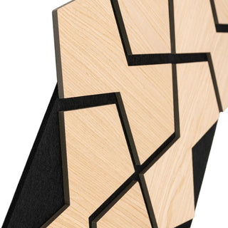 Dekorativt akustikpanel, MDF + filt, Naimeed D6754, 850 × 480 × 18 mm