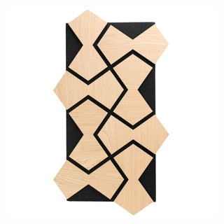 Dekorativt akustikpanel, MDF + filt, Naimeed D6755, 850 × 480 × 18 mm