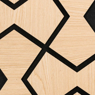 Dekorativt akustikpanel, MDF + filt, Naimeed D6755, 850 × 480 × 18 mm