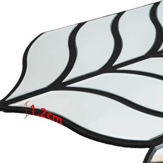 Dekorativt akustikpanel, glas + filt, Naimeed D6777, 900 × 800 × 12 mm