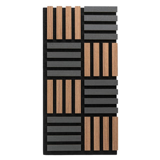 Dekorativt akustikpanel, MDF + filt, Naimeed D6772, 700 × 350 × 21 mm