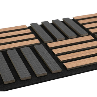 Dekorativt akustikpanel, MDF + filt, Naimeed D6772, 700 × 350 × 21 mm