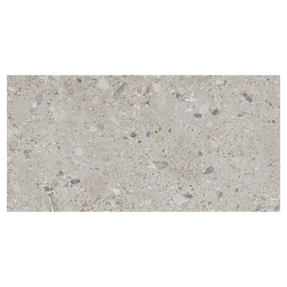 Porcelænsflise til inde/ude, Alcova Grey Matt, 60 × 120 cm, mat, retificeret, stenlook