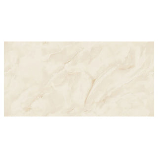 Porcelænsflise til inde/ude, Ozark Beige, 60 × 120 cm, blank, retificeret, marmorlook; 1,44 m2/pakke